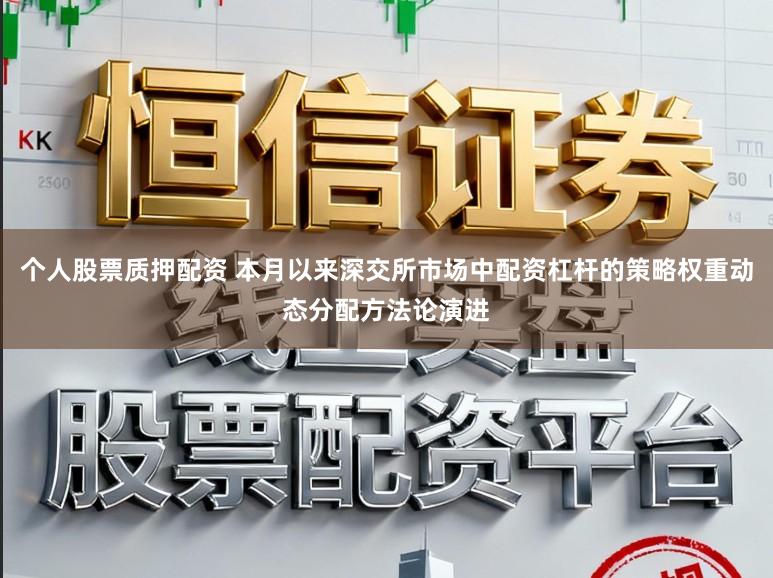 个人股票质押配资 本月以来深交所市场中配资杠杆的策略权重动态分配方法论演进
